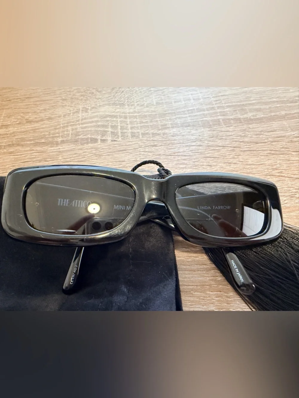 Linda Farrow x The Attico Mini Marfa Sunglasses - Picture 10 of 10